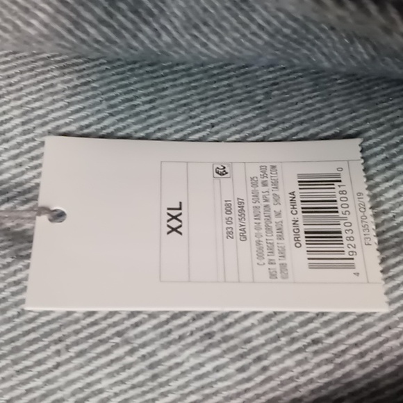 A New Day Grey Hooded Jacket w Big Pockets and Belt XXL NWT - Picture 7 of 8